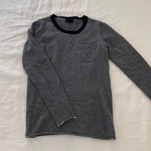 J.Crew cashmere striped sweater